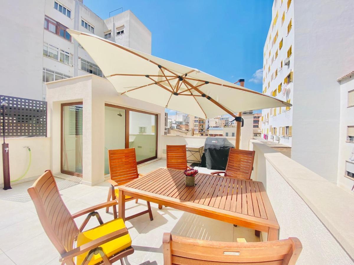 Hotel-Apartment With Big Terrace Пальма-де-Майорка Экстерьер фото